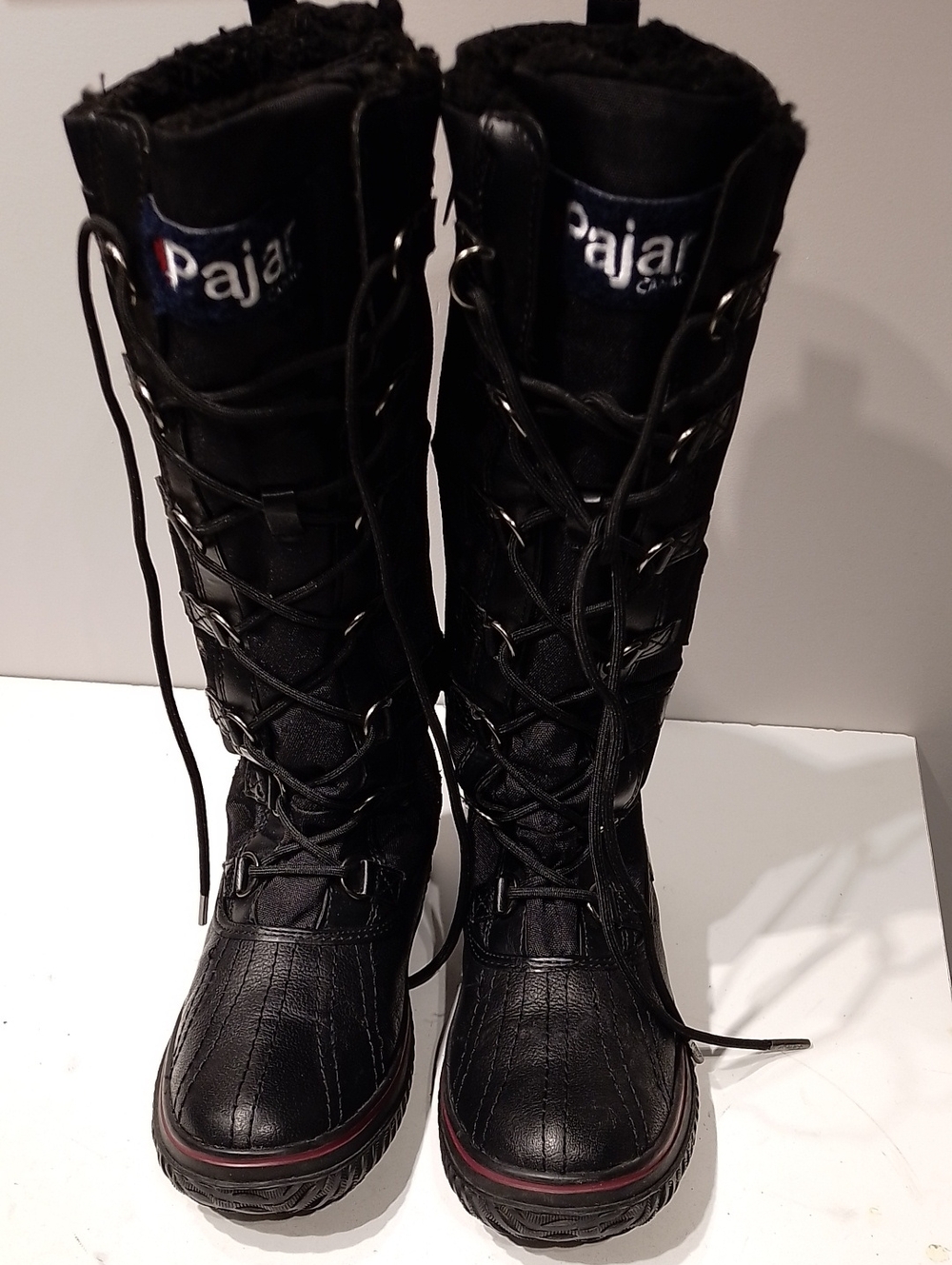 Pajar Women's Grip Zip Waterproof Lace-Up Winter Boots